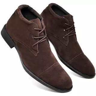 Bota Masculina Chelsea Camurça Coturno Casual Confortável Chukka Botina Sapato Sapatênis Trabalho Ox