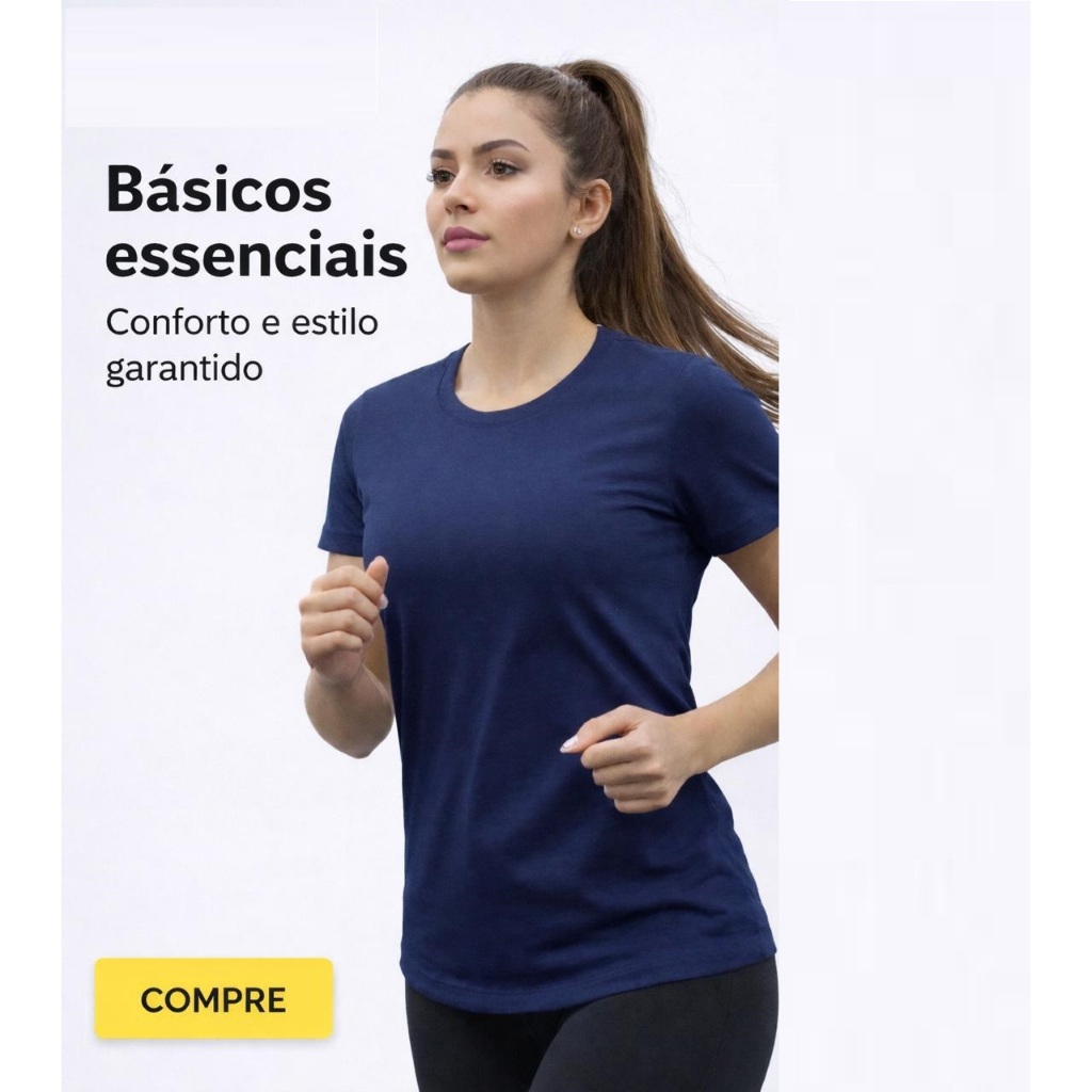 Detalhes do Camiseta feminina academia fit treino  camisa proteção uv básica leve dri branca