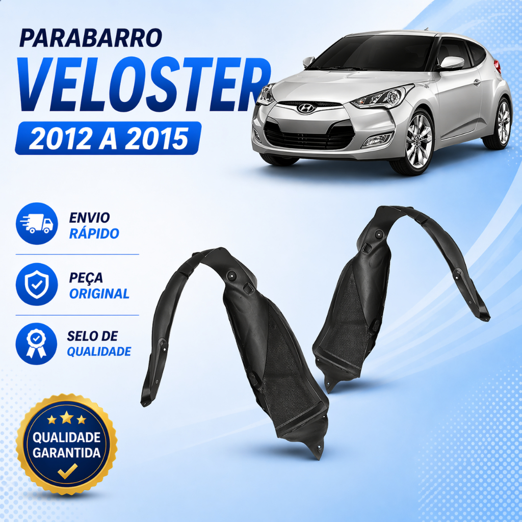 Parabarro Veloster Ano 2012 2013 2014 2015