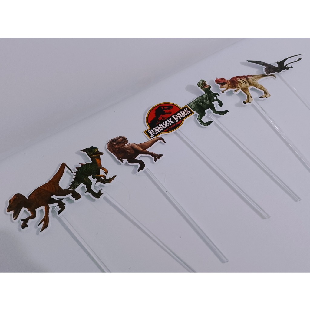 50 Tags Toppers P/ Docinho Doces Dinossauro