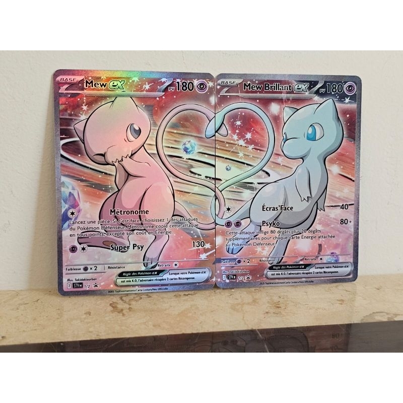 Combo Mew & Mew Shiny - Conexão Eterna - Foil - Decorativo