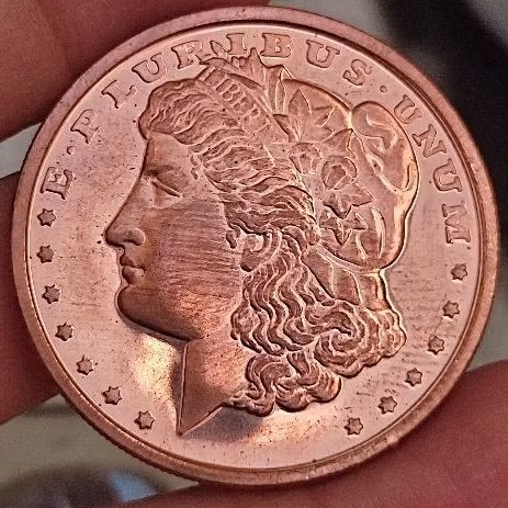 Moeda Onça de Cobre - Morgan Dollar EUA