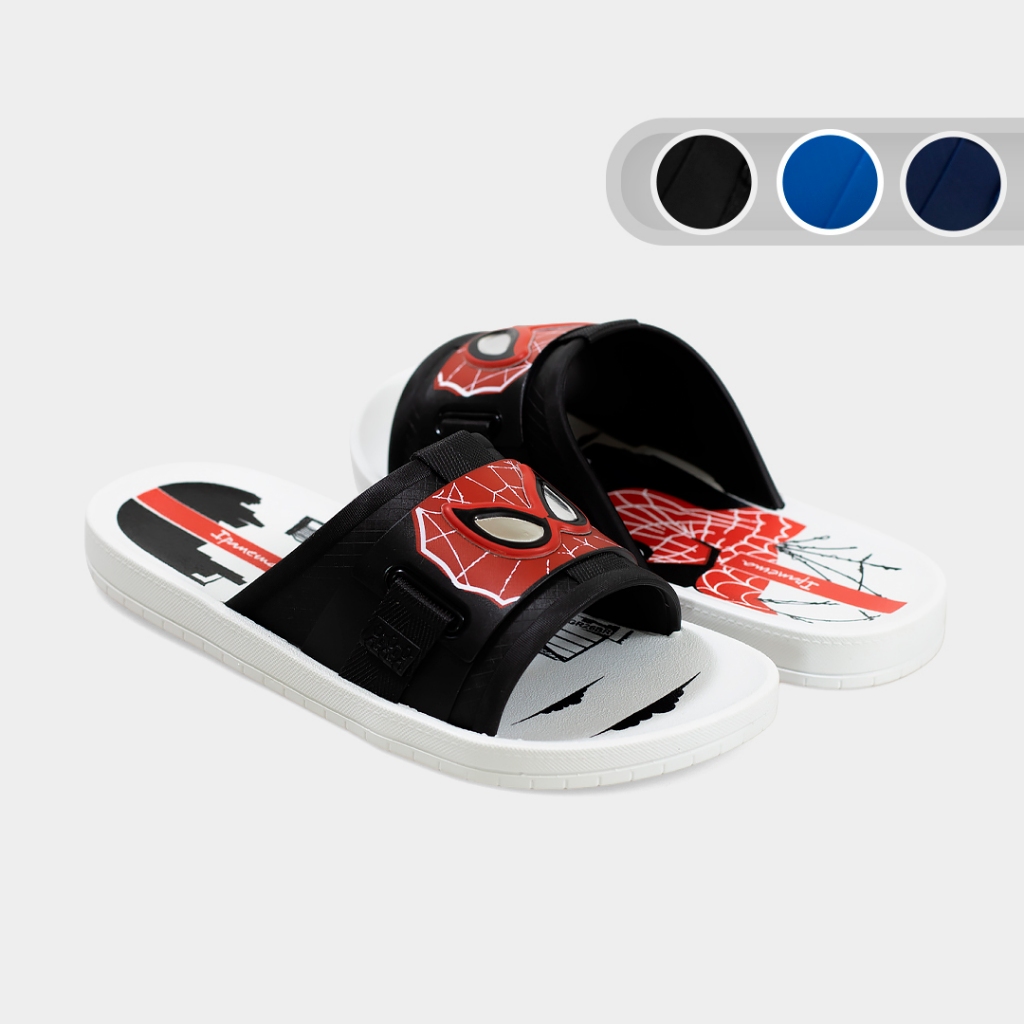 Chinelo Menino Gaspea Slide Homem Aranha Spider Man Ipanema Kids 27413(Nova Remessa)