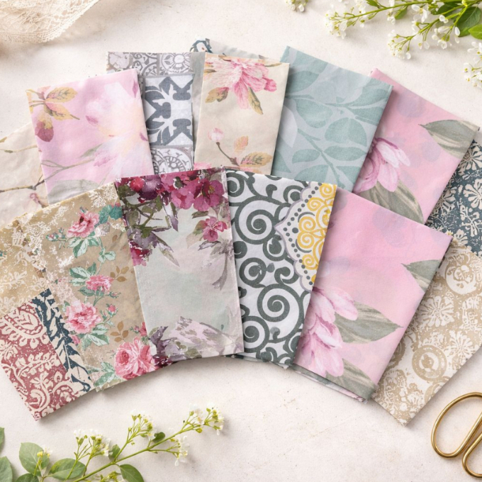 4 KG Retalho Estampado Estampas Sortidas para Artesanato