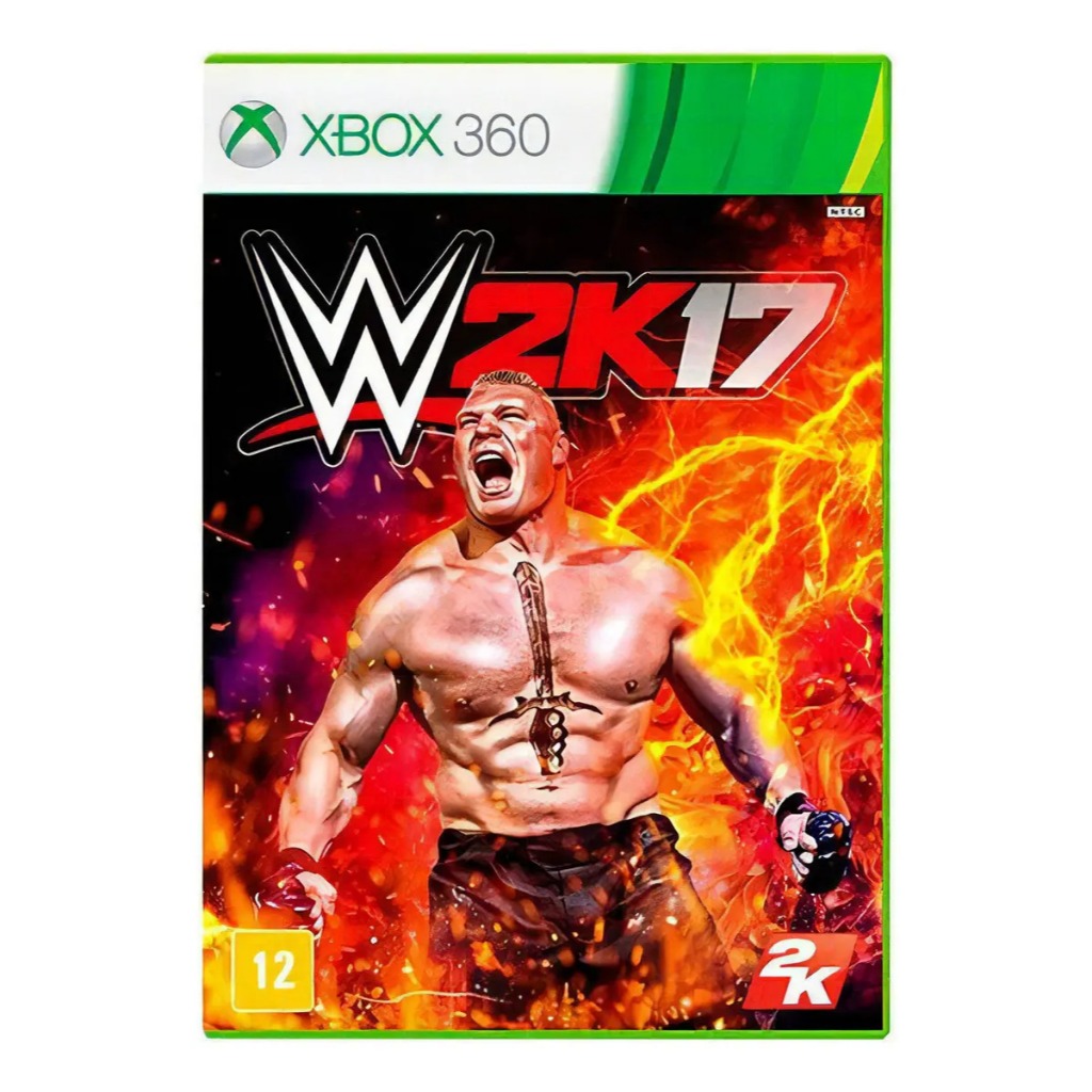 WWE 2K17 - Xbox 360 Mídia Física Envio Imediato