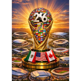 Caderno Universitário espiral Copa do Mundo Brasil - Matéria