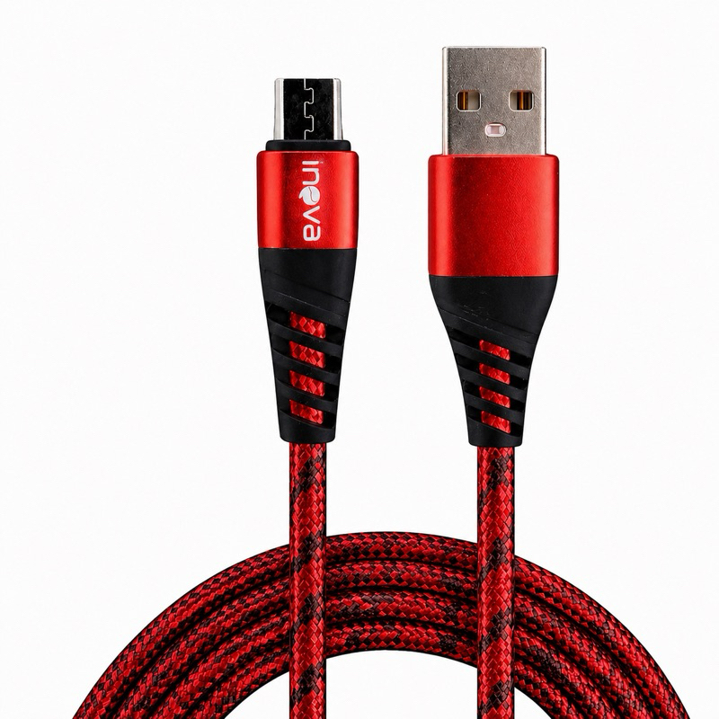 Cabo Carregador V8 e Tipo-C Reforçado Micro USB Carga Rápida 1M Android SUPER RESISTENTE