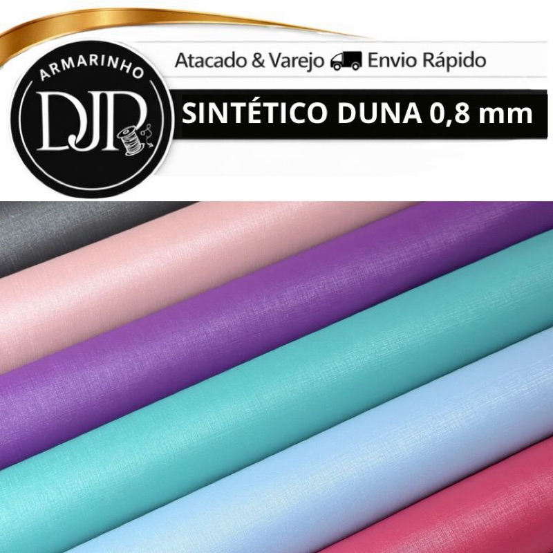 Sintético Duna Perolizado 0,8mm fundo em malha 1.40 Larg