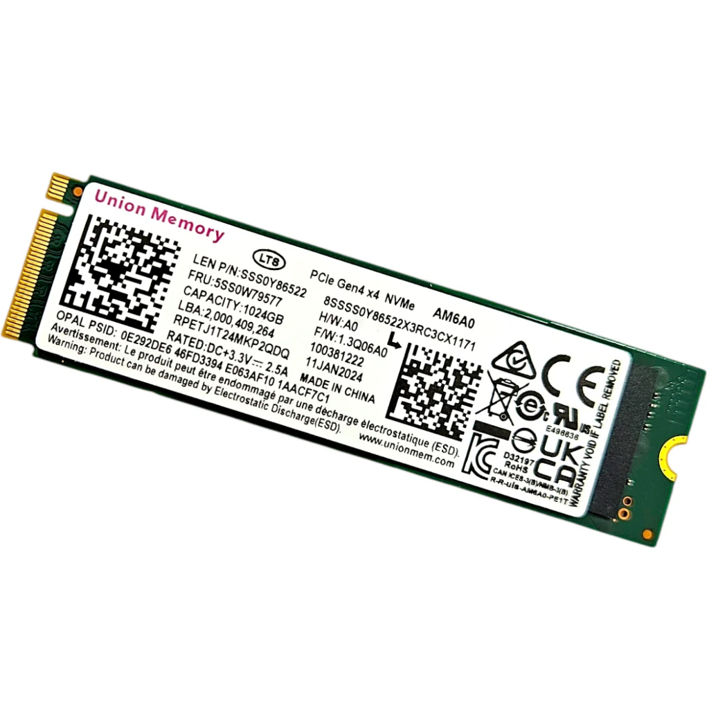 Ssd Nvme M.2 2280 1tb Pcie Gen4 X4 Rpetj1t24mge2qdq Semi Novo Compatível Ps5