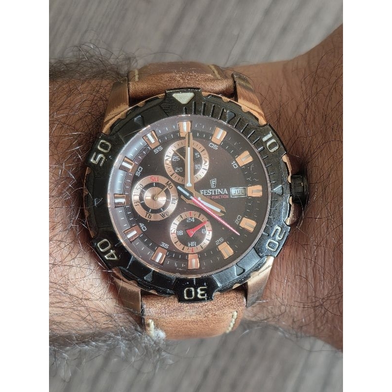 relógio festina masculino - usado