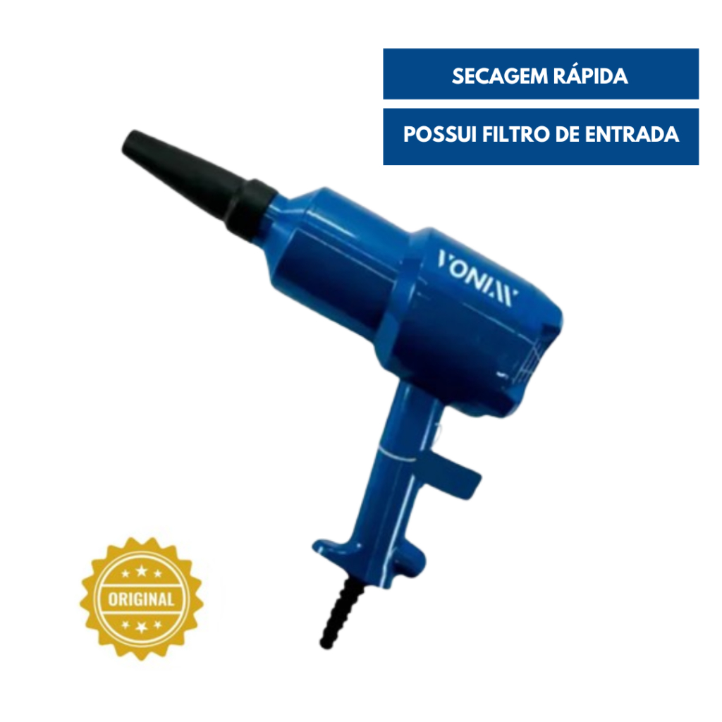 Soprador De Ar Térmico Fast 1250w Vonixx Secagem Rápida