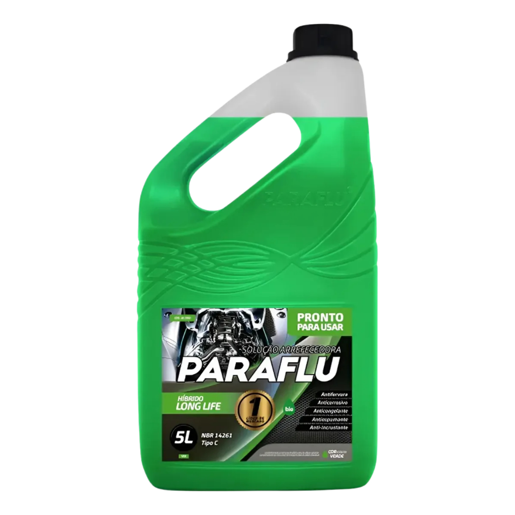 Aditivo Radiador Bio Hibrido Orgânico Long Life 5 litros Verde Paraflu 10-3030