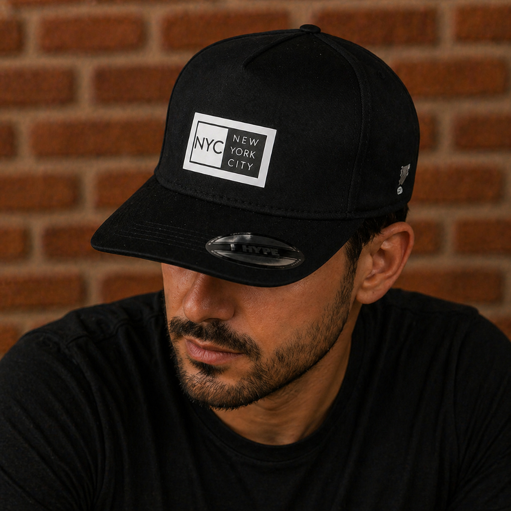 Boné New York Strapback  acessório Hyp NYC Original Aba Curva