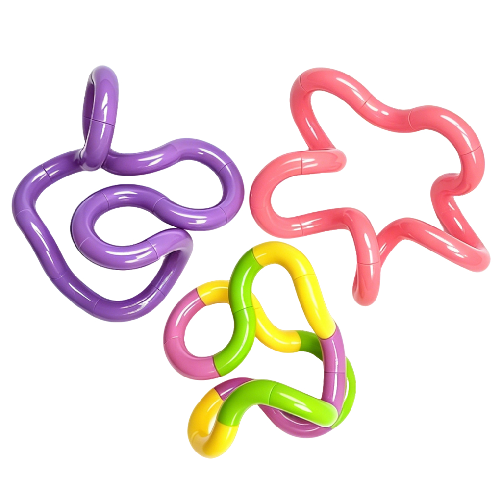 Twister Fidget Sensorial Flexível Anti Estresse | Brinquedo para Foco e Coordenação