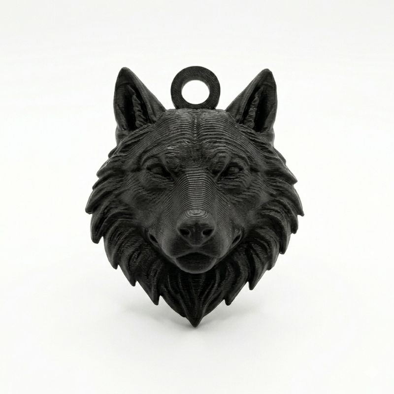 Kit 3 chaveiros 3D, arquetipo Lobo, impressão 3D