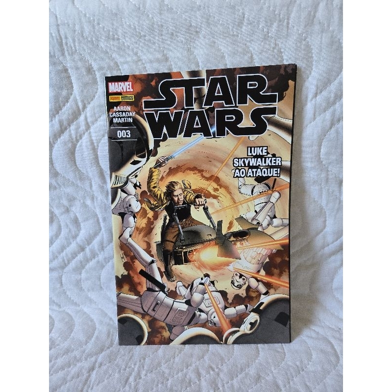 a Star Wars #3, publicada no Brasil pela Panini Comics,  "Luke Skywalker ao Ataque!"