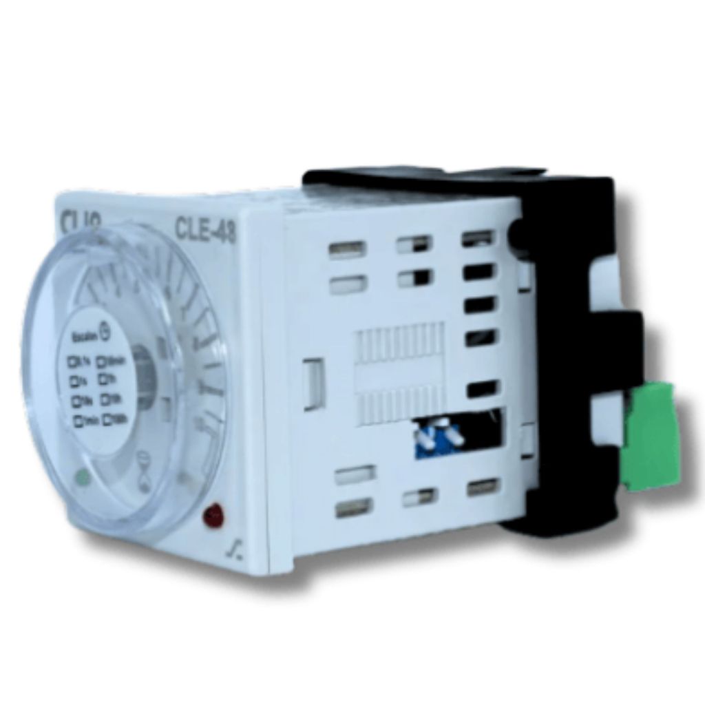 Temporizador CLE-48 12Vcc 24-242 VCA/VCC Relé Timer Industrial