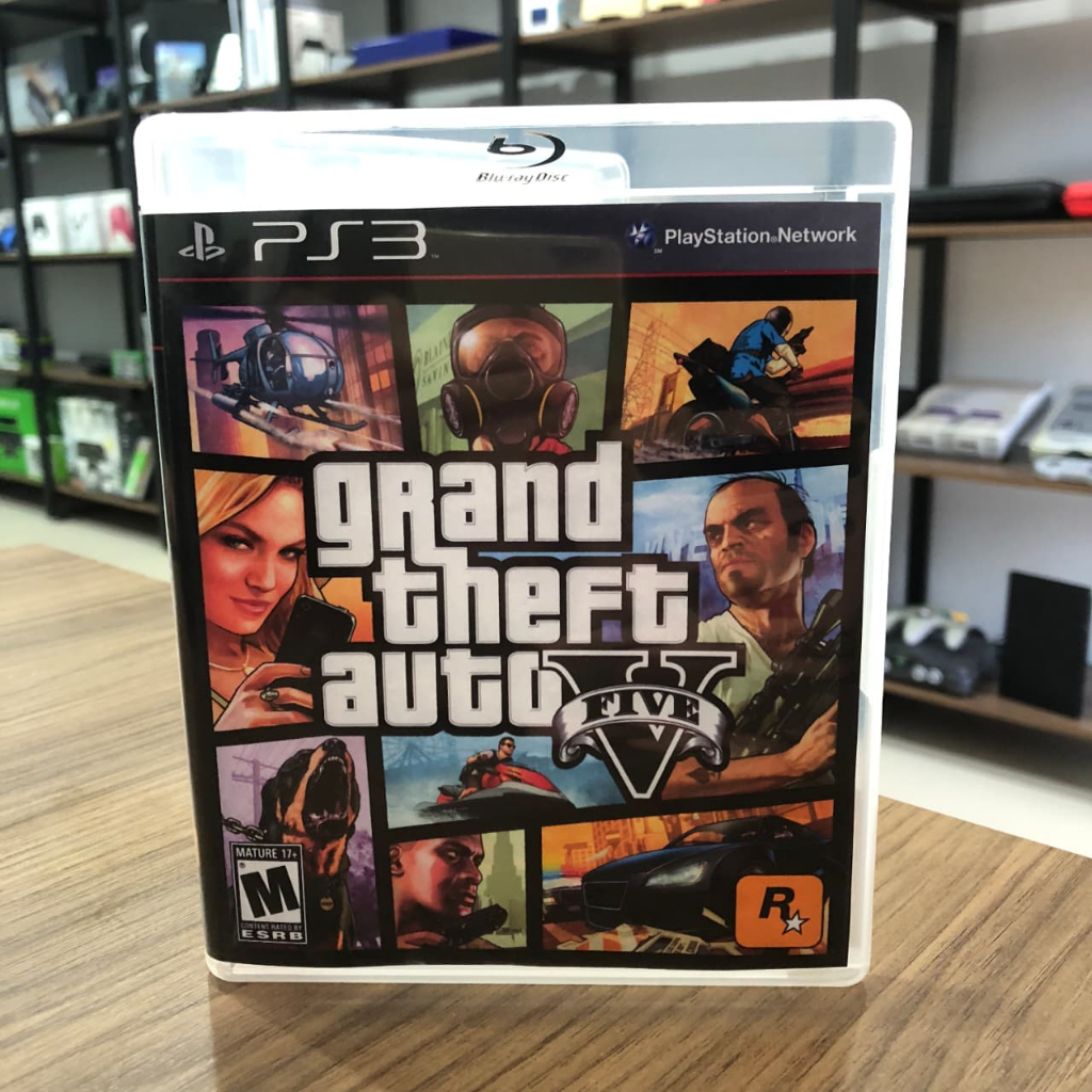 Jogo Gta 5 Ps3 Mídia Física Usado Original