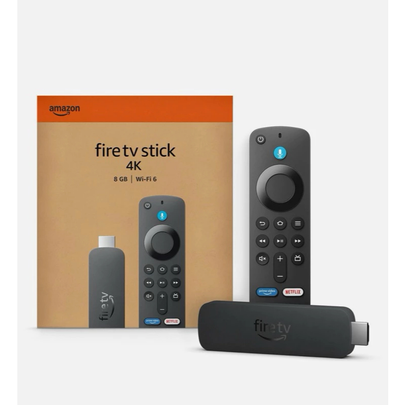 Amazon Fire TV Stick 4K 2ª Geração Wi-Fi 6E Alexa Controle de Voz UHD Dolby Vision Atmos HDR10+ Streaming 8GB Quad-Core