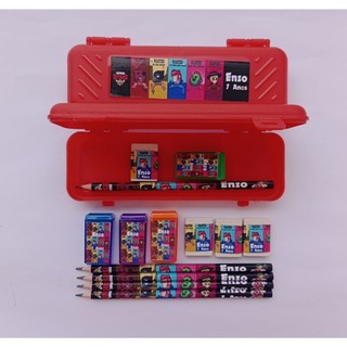 Kit Escolar com estojo BRAWL STARS - Kit BRAWL STARS - Lembrancinha BRAWL STARS - Kit com estojo BRAWL STARS