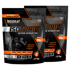 Kit 2 Isotonic Reidrat 1kg Isotônico em Pó - Uva + Sabor a Escolha