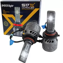 Par Lâmpada Ultra Led Longa Duração S17 Nano Hb4 Shocklight Led Para Farois
