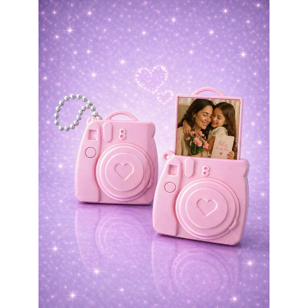 Porta foto chaveiro mini instax personalizável Porta retrato dia das mães namorados amigos Photocard Kawaii