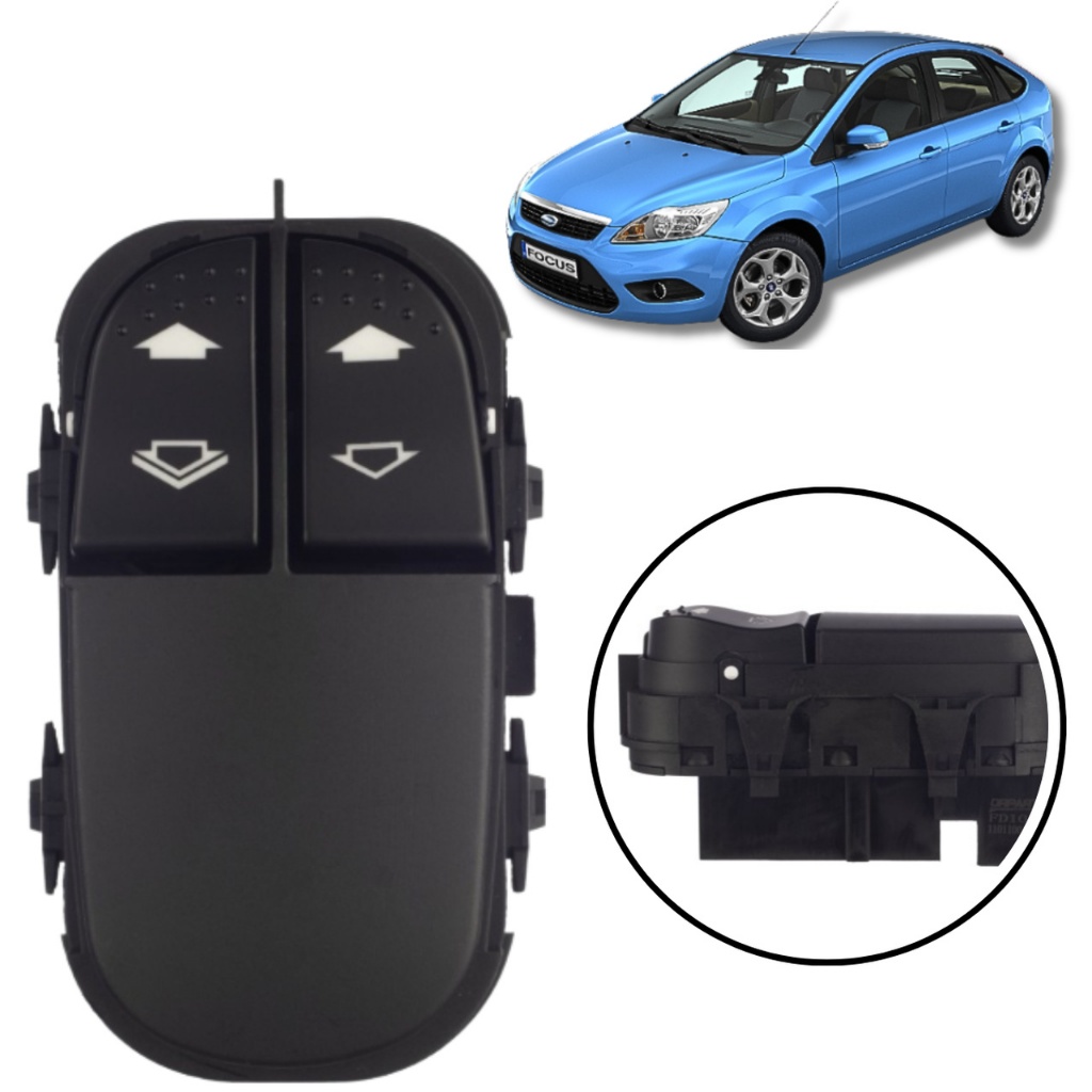 BOTÃO INTERRUPTOR VIDRO ELÉTRICO FORD FOCUS 2000/2008
