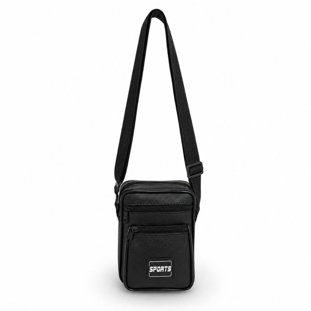 Bolsa Masculina Tiracolo Sports Compacta Leve e Versátil
