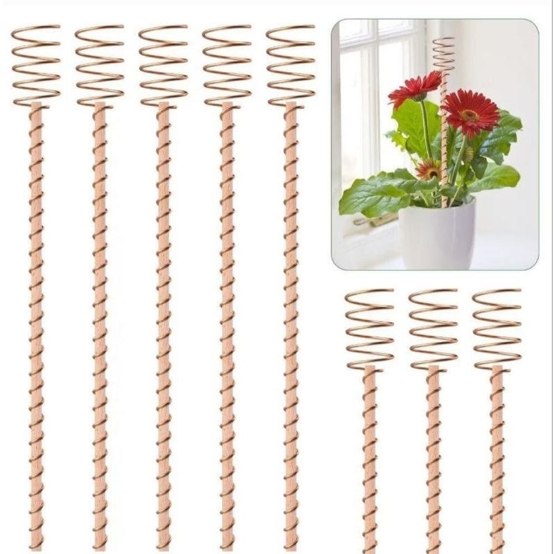 Eletrocultura Estacas de Planta Jardinagem Bobina de Cobre Antenas Eletrocultura Vegetais Estaca Suporte de Plantas