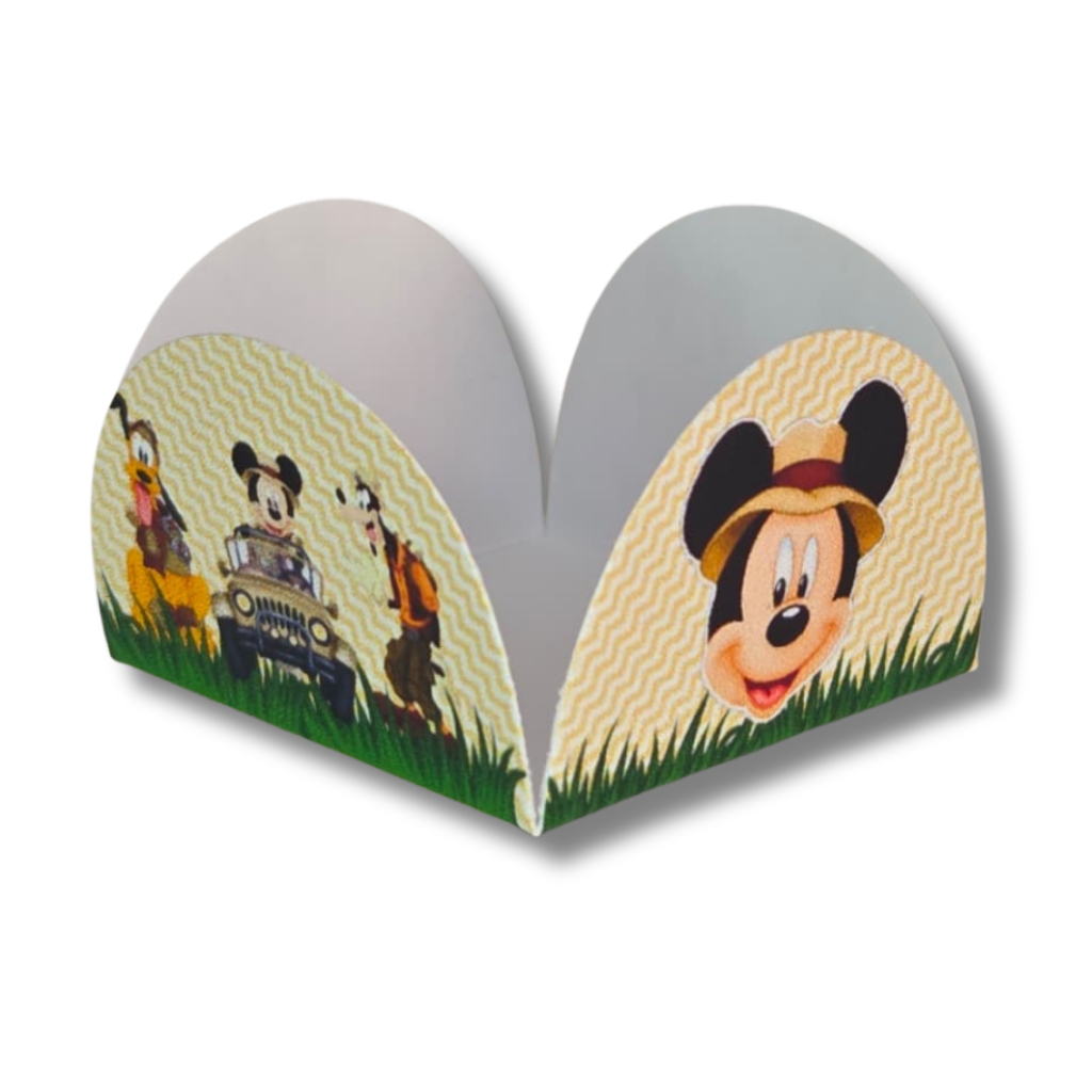 100 Forminhas para doces mickey Safari