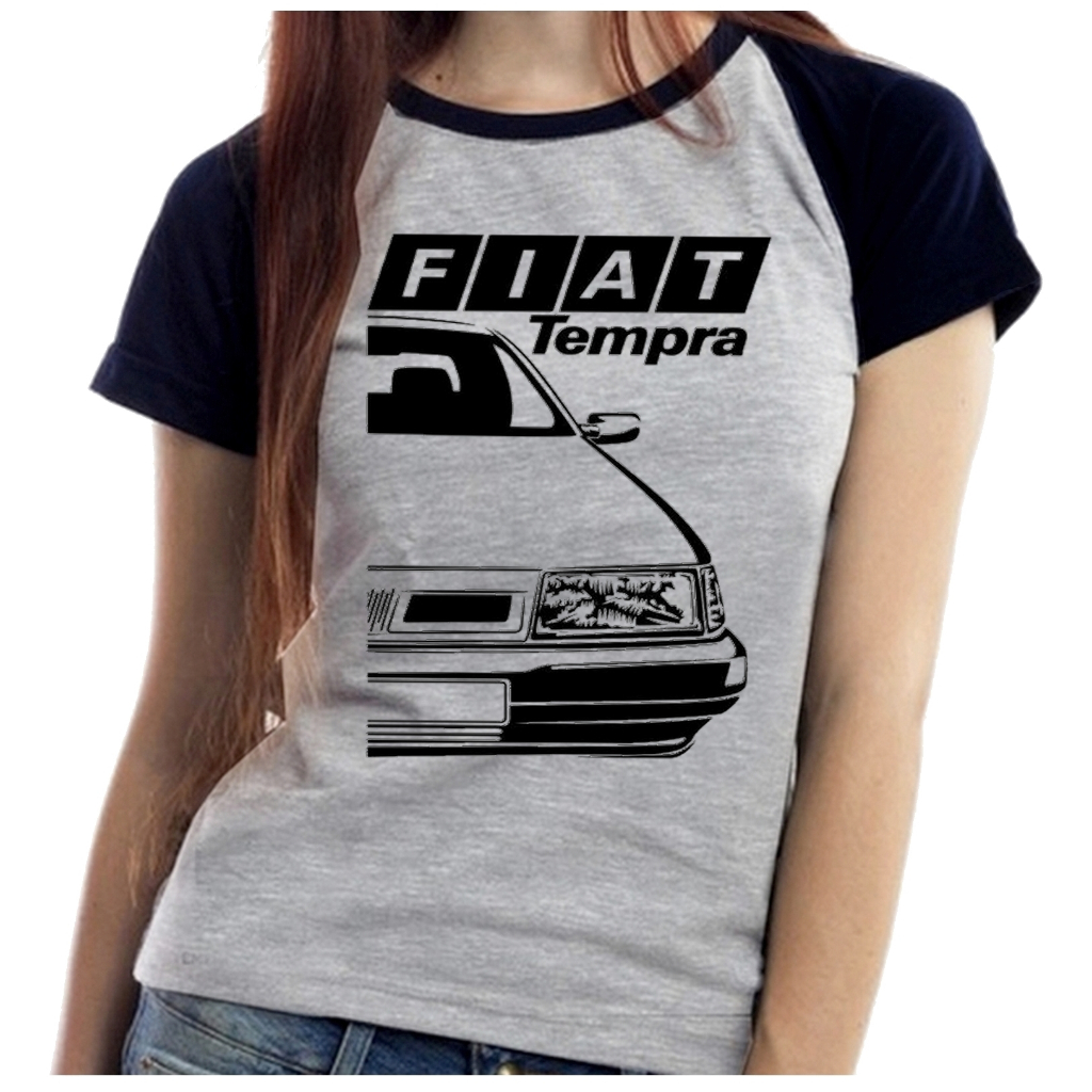 Baby Look Blusa Feminina ou Camiseta Unissex Fiat tempra carro antigo luxo