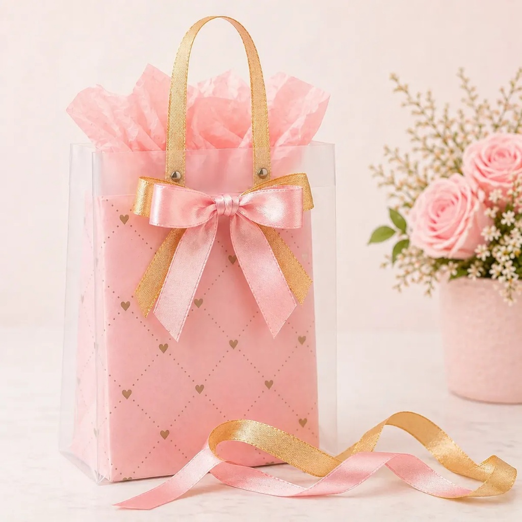 Kit Embalagem Presente Sacola Papel Fitas Dia Das Mães - Mais vendido - Lindo
