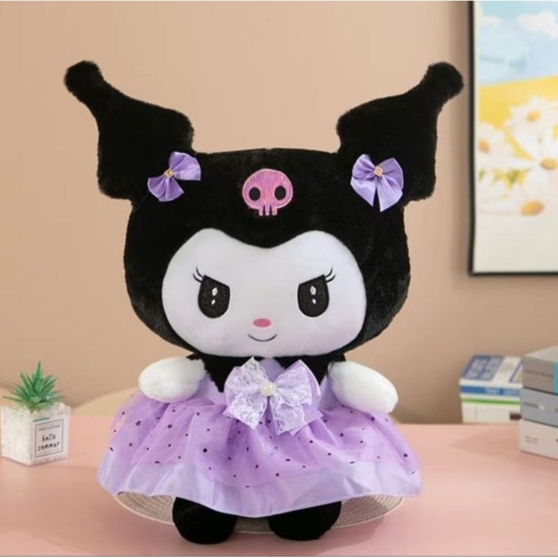 Pelucia Kuromi Hello Kitty 30 cm Grande Fofinho Pelucia top Antealergico