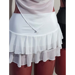 Saia de Tule Feminina Soltinha Mini Saia Curta Lisa Babado em Tule Moda Blogueira inspiracao Festa Balada