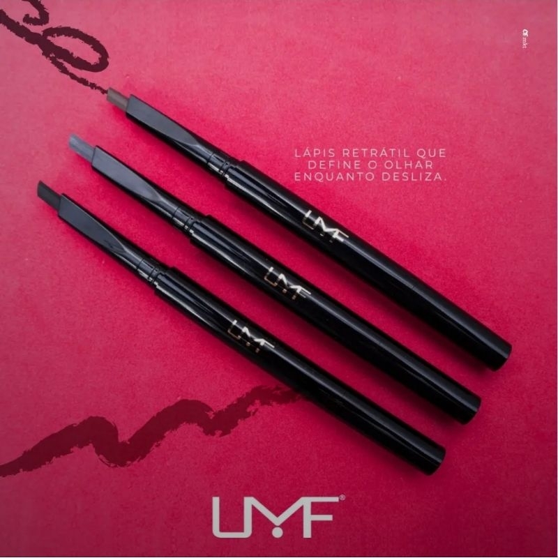 Caneta Delineadora Retratil para Sobrancelhas cor 01 Preto UMF