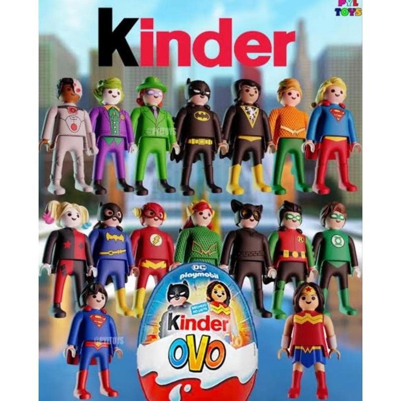 Personagem DC KINDER OVO -  Acompanha cápsula