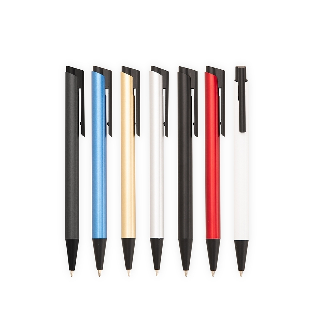 Kit 10 Canetas Esferográficas Metal – Escrita Precisa Azul