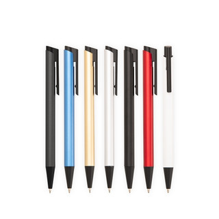 Kit 10 Canetas Esferográficas Metal – Escrita Precisa Azul