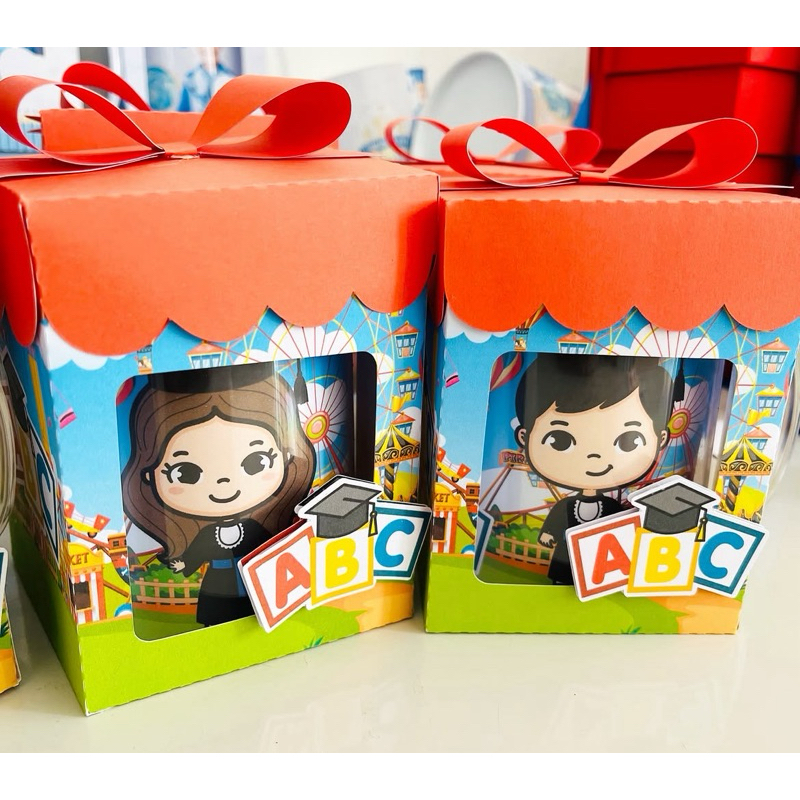 Caneca Acrílica Personalizada Formatura ABC Infantil | Com Foto, Nome e Data | Lembrancinha Escolar 350ml