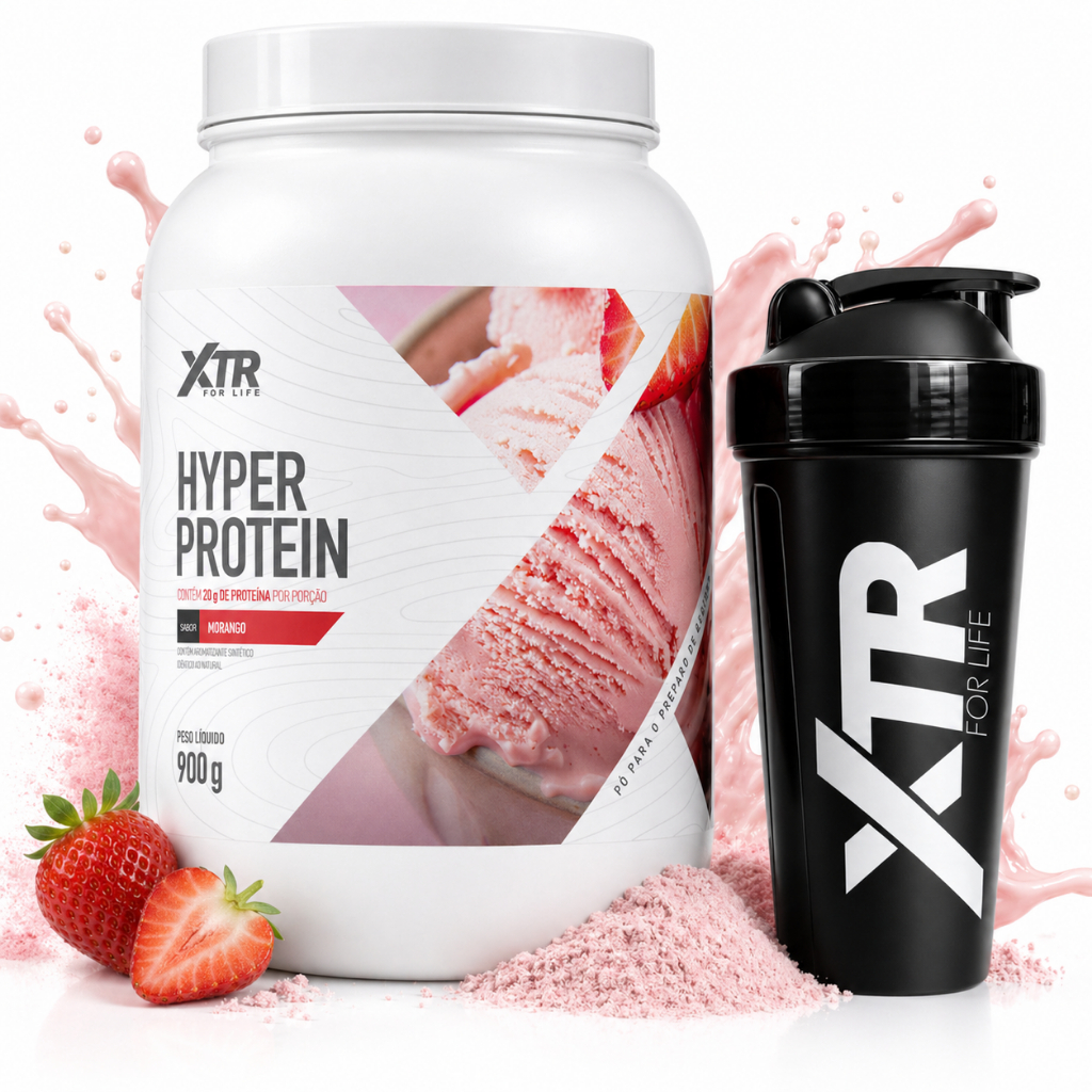 Hyper Protein Whey 100% 900g- Fonte de proteína - XTR