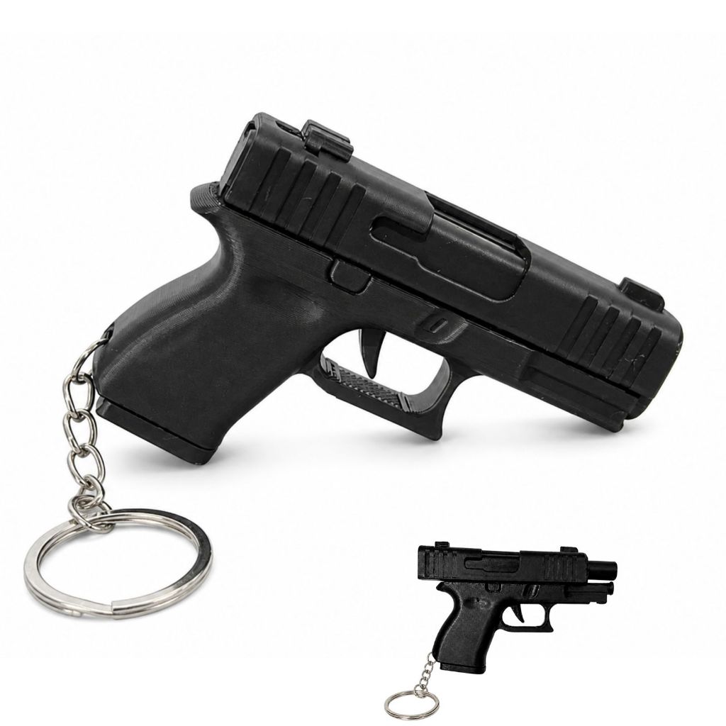 CHAVEIRO ARMINHA ARTICULADA-ESTILO GLOCK-MINI ACESSÓRIO-CHAVES-BOLSAS-ACESSÓRIO MILITA-TÁTICOMILITAR-