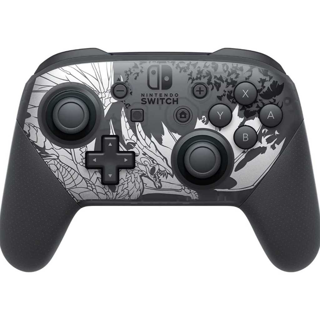 Pro Controller Sem Fio Nintendo Switch - Black Xenoblade Splatoon Zelda Verde Smash Bros Monster Hunter Rise Sunbreak
