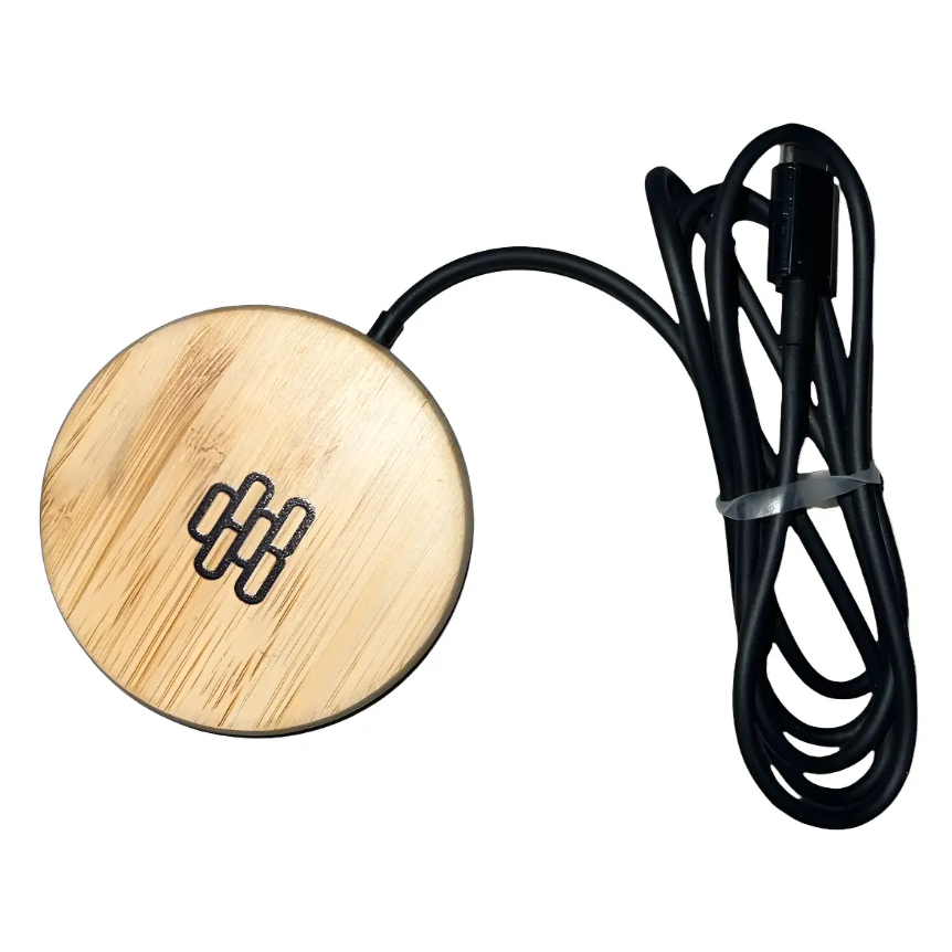 Carregador de Indução Wireless Magnético Bamboo Händz 15W MagSafe Qi
