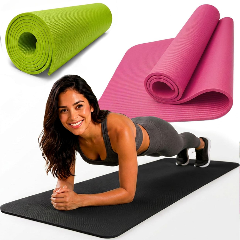 Colchonete Tapete Yoga Pilates Ginástica Grosso 8mm Halken Premium