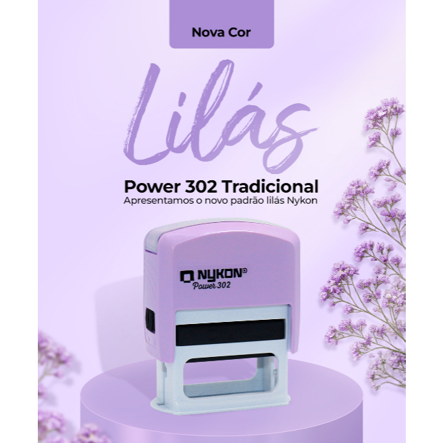 CARIMBO NYKON 302 LILAS - NOVA COR