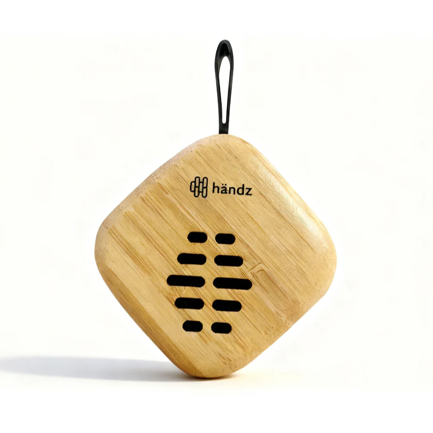 Caixa de Som Bluetooth Händz Bamboo Sound Box Portátil com Som Estéreo