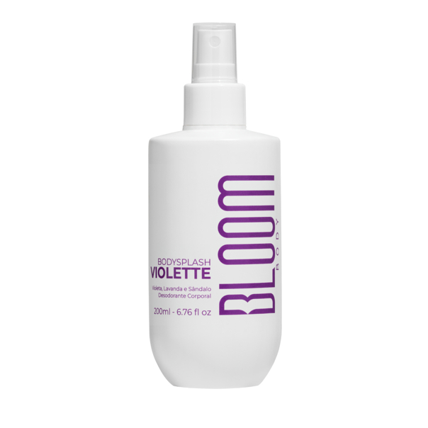 Body Splash Violette Bloom Feminino 200ml Desodorante Colônia Floral Sofisticado