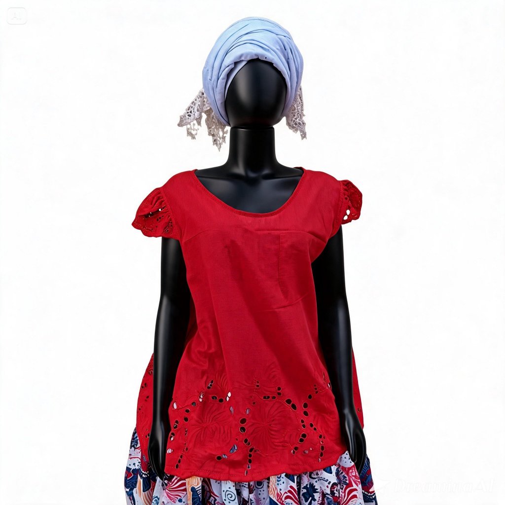 Bata de lese com detalhes  - Umbanda / Candomblé  (M -G)