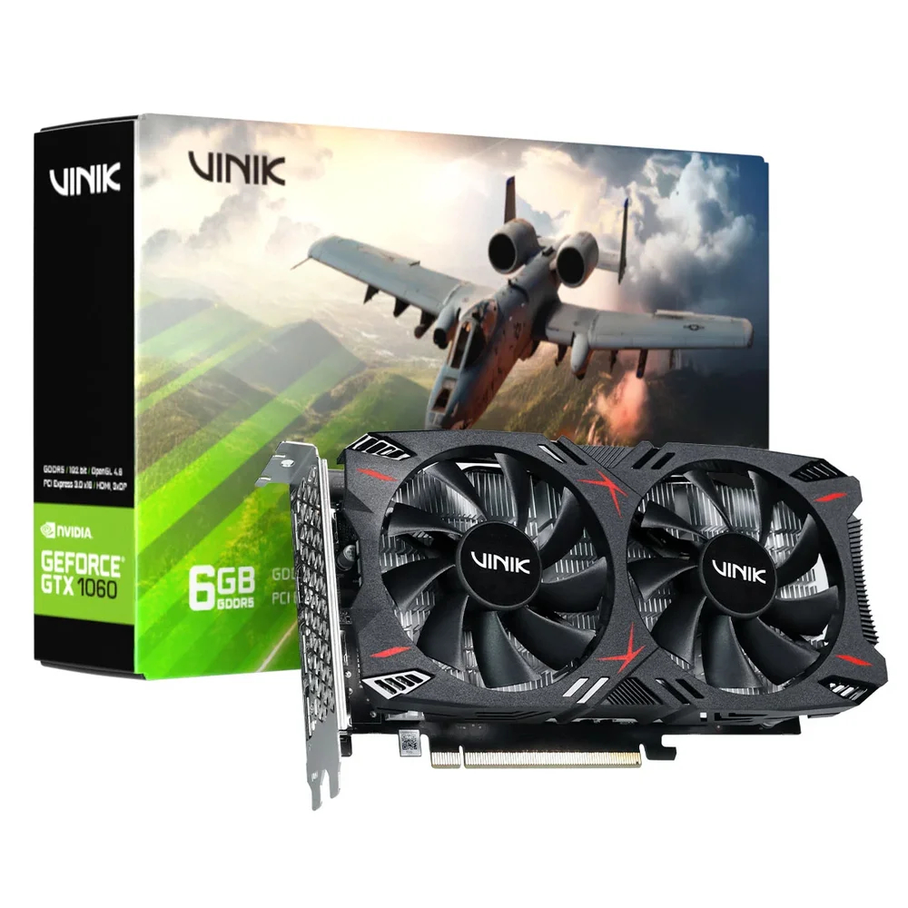 VGA PCI-e GeForce GTX1060 VINIK 6GB DDR5 192 bits [GPUVK10606GB2F] (HDMI/3xDP)